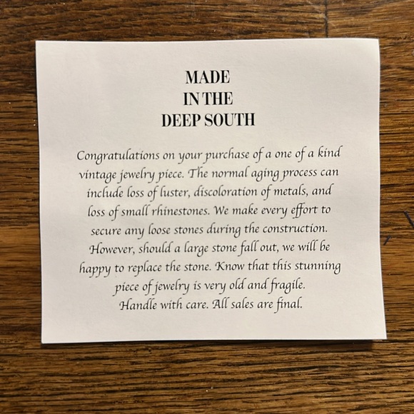 MADE IN THE DEEP SOUTH - 1930s Brooch & 1960s Turquoise Necklace - Picture 4 of 7